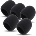 Pack of 5 Foam Microphone Windshield 43-50mm Opening