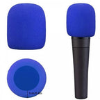 Pack of 5 Foam Microphone Windshield 43-50mm Opening Coloured