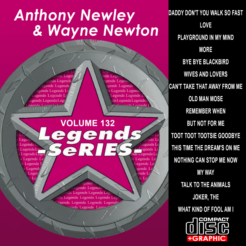 Karaoke CDG CD Legend Series Anthony Newly and Wayne Newton
