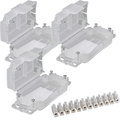 Pack of 3 In-line Connector Junction Box Inc 12 x 15A Terminal Block