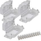 Pack of 3 In-line Connector Junction Box Inc 12 x 15A Terminal Block