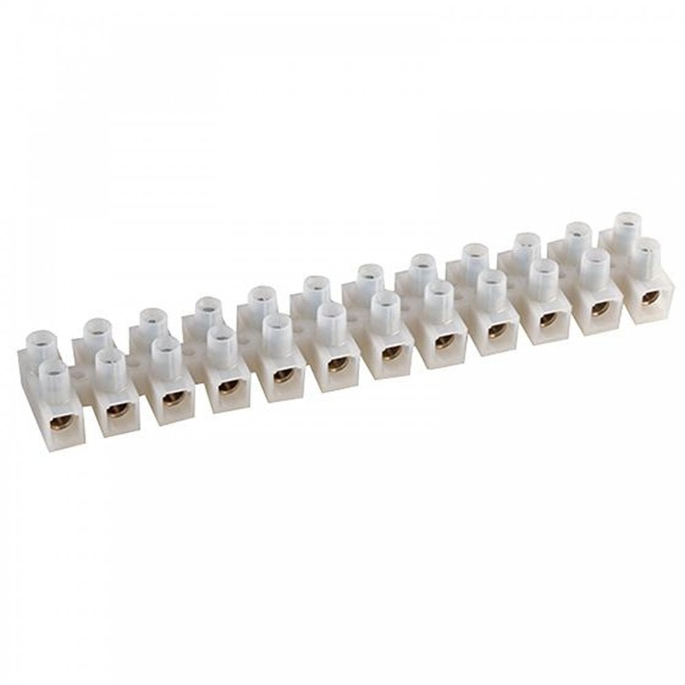 Pack of 3 In-line Connector Junction Box Inc 12 x 15A Terminal Block