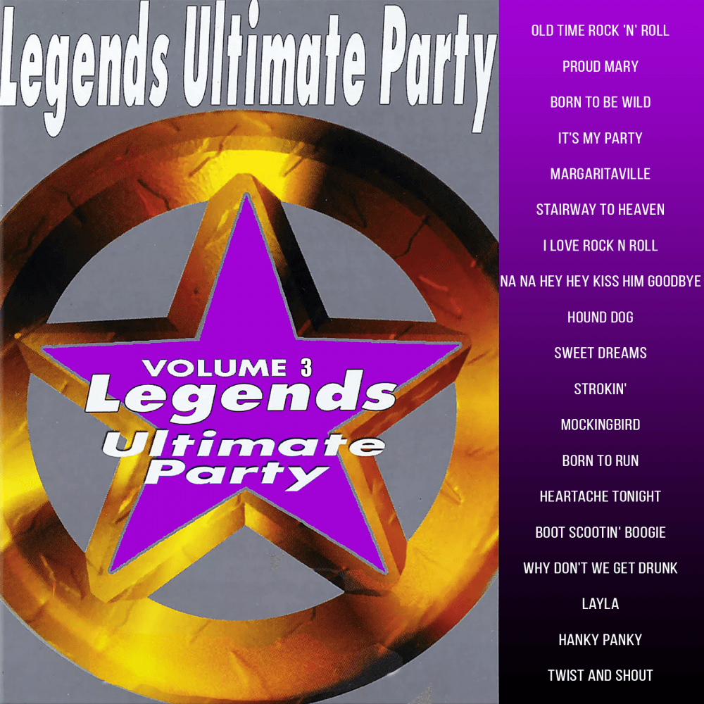 Karaoke CDG CD Legends Series Ultimate Party Vol 3
