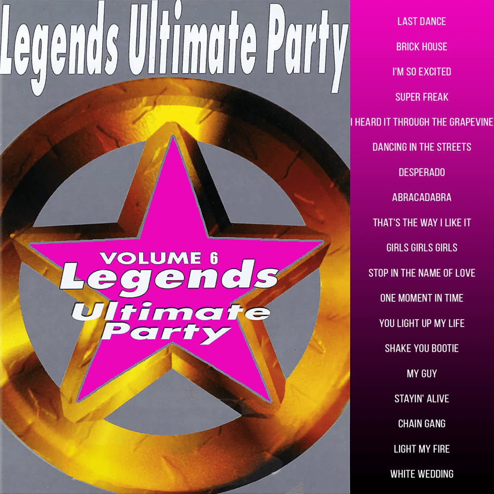 Karaoke CDG CD Legends Series Ultimate Party Vol 6