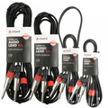 Classic Audio Leads 2 x XLR Female - 2 x 6.3mm Mono Jack Plugs