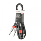 Classic Audio Leads 2 x XLR Female - 2 x 6.3mm Mono Jack Plugs