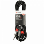 Classic Audio Leads 2 x XLR Female - 2 x 6.3mm Mono Jack Plugs
