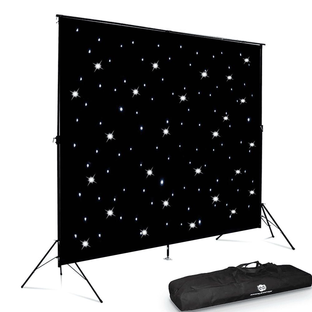 DMX 6 x 3m LED Starcloth System CW MKII Inclusing Stand