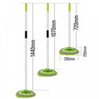 2-in-1 Car Wash Mop and Mitt Lightweight Pole