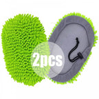 2-in-1 Car Wash Mop and Mitt Lightweight Pole