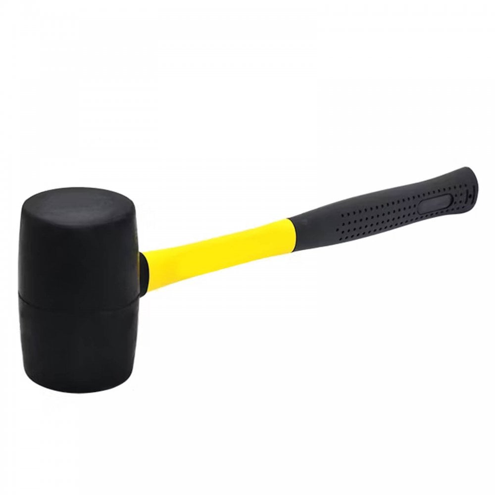 32oz Rubber Mallet with Fibreglass Shaft & Rubber Grip