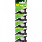 5pc GP Lithium Cell Battery CR2032 DL2032 3v 20 x 3.2mm
