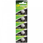 5pc GP Lithium Cell Battery CR1632 DL1632 3v 16 x 3mm