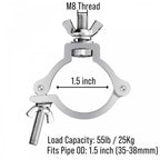 TC 25S Aluminium 25kg Silver Half Coupler (35-38mm)