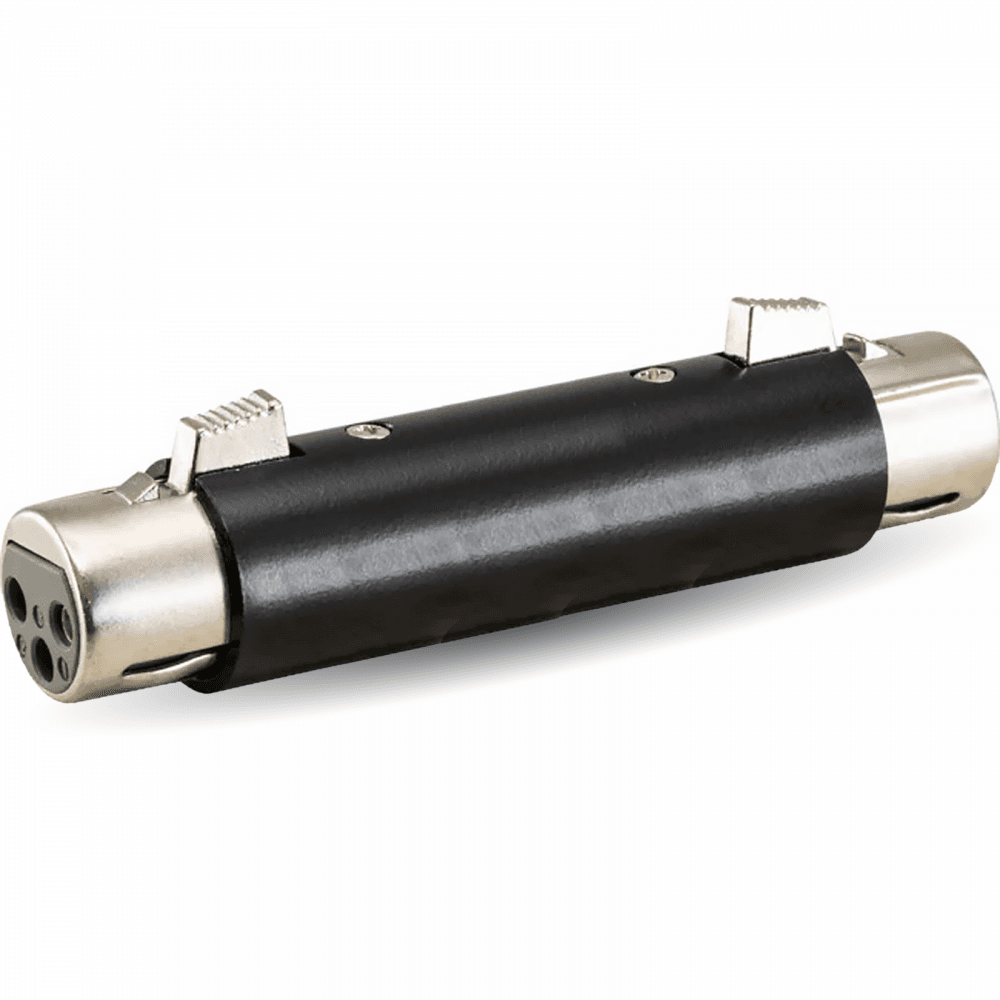 All Metal 3 Pin XLR Coupler Female Socket to Female Socket Adaptor