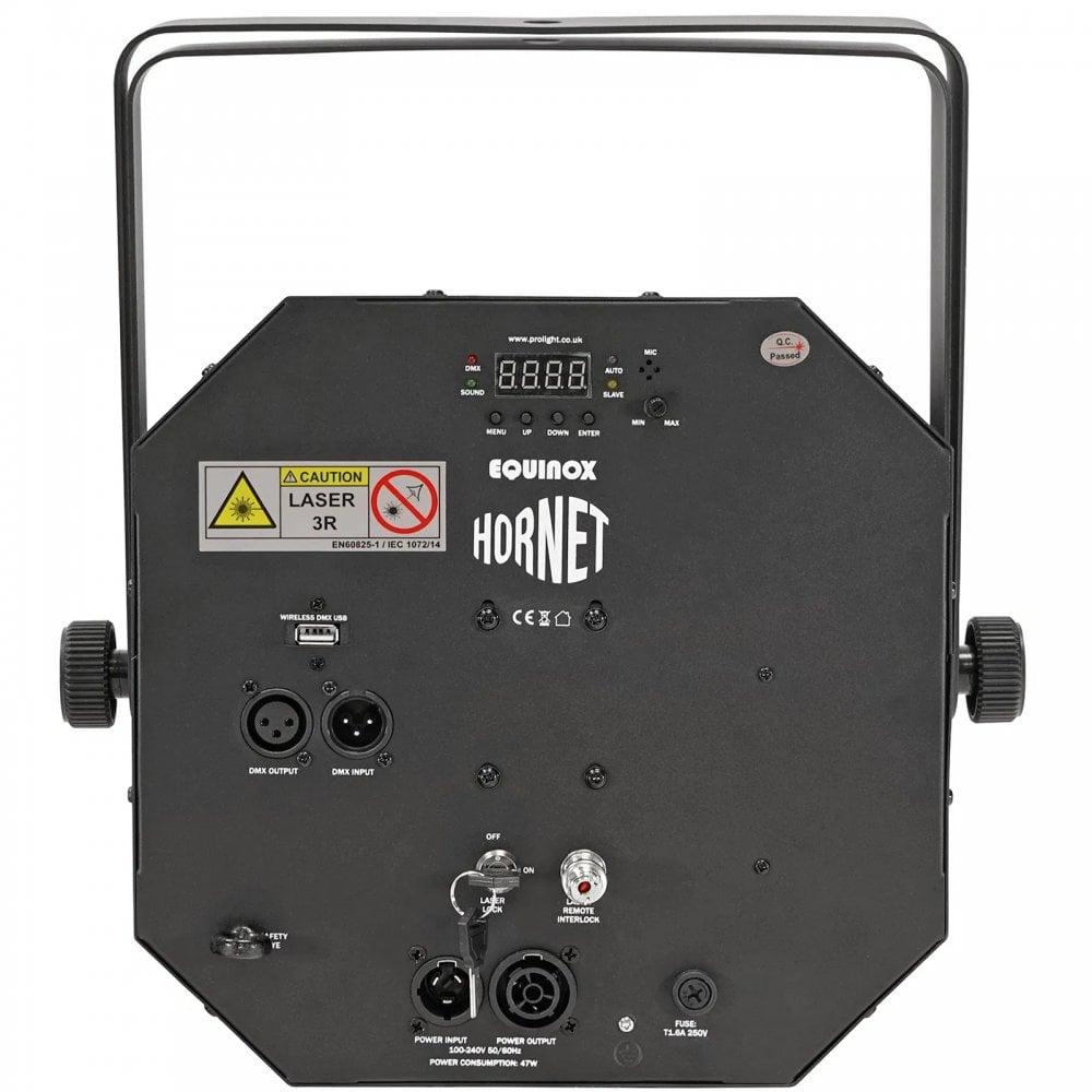 Hornet FX LED DJ Light Laser Derby Wash Strobe inc Remote