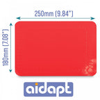 Silicone Rubber Anti Slip Rectangular Mat 18x25cm