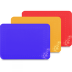 Silicone Rubber Anti Slip Rectangular Mat 25x35cm