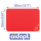 Silicone Rubber Anti Slip Rectangular Mat 25x35cm