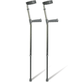 Pair of PVC Handled Elbow Crutches