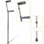 Pair of PVC Handled Elbow Crutches