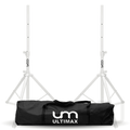 Professional Steel Speaker Stand Kit in White inc Bag