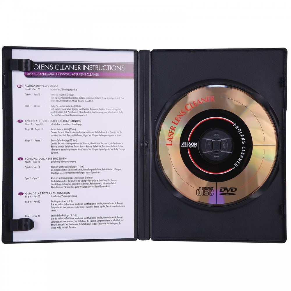 CD DVD Blu-Ray Lens Cleaner Disc
