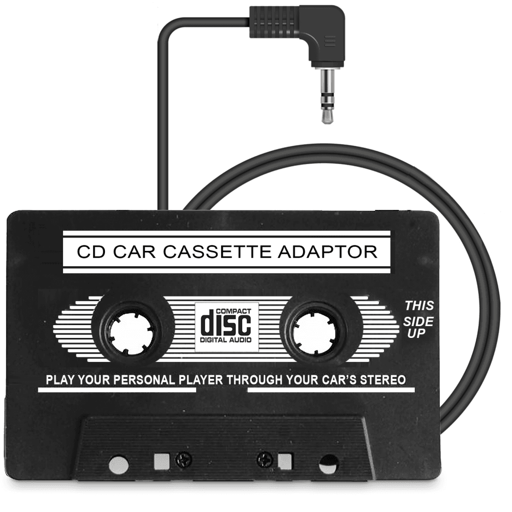 Car Cassette Player Adaptor for MP3 Devices Like iPod & Smart Phones