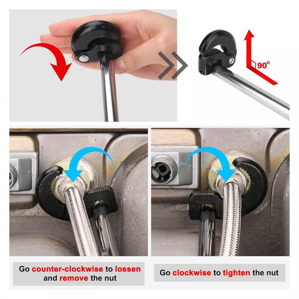 Rolson 280mm Basin Wrench