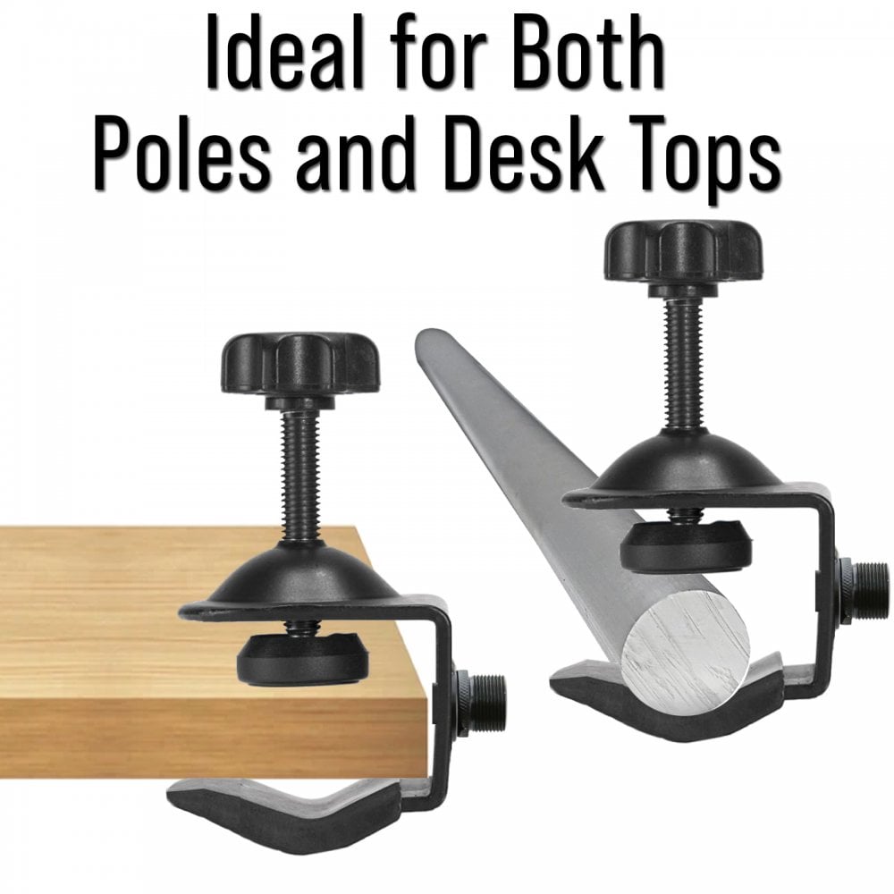 UTX-350BK Microphone Gooseneck Table Clamp