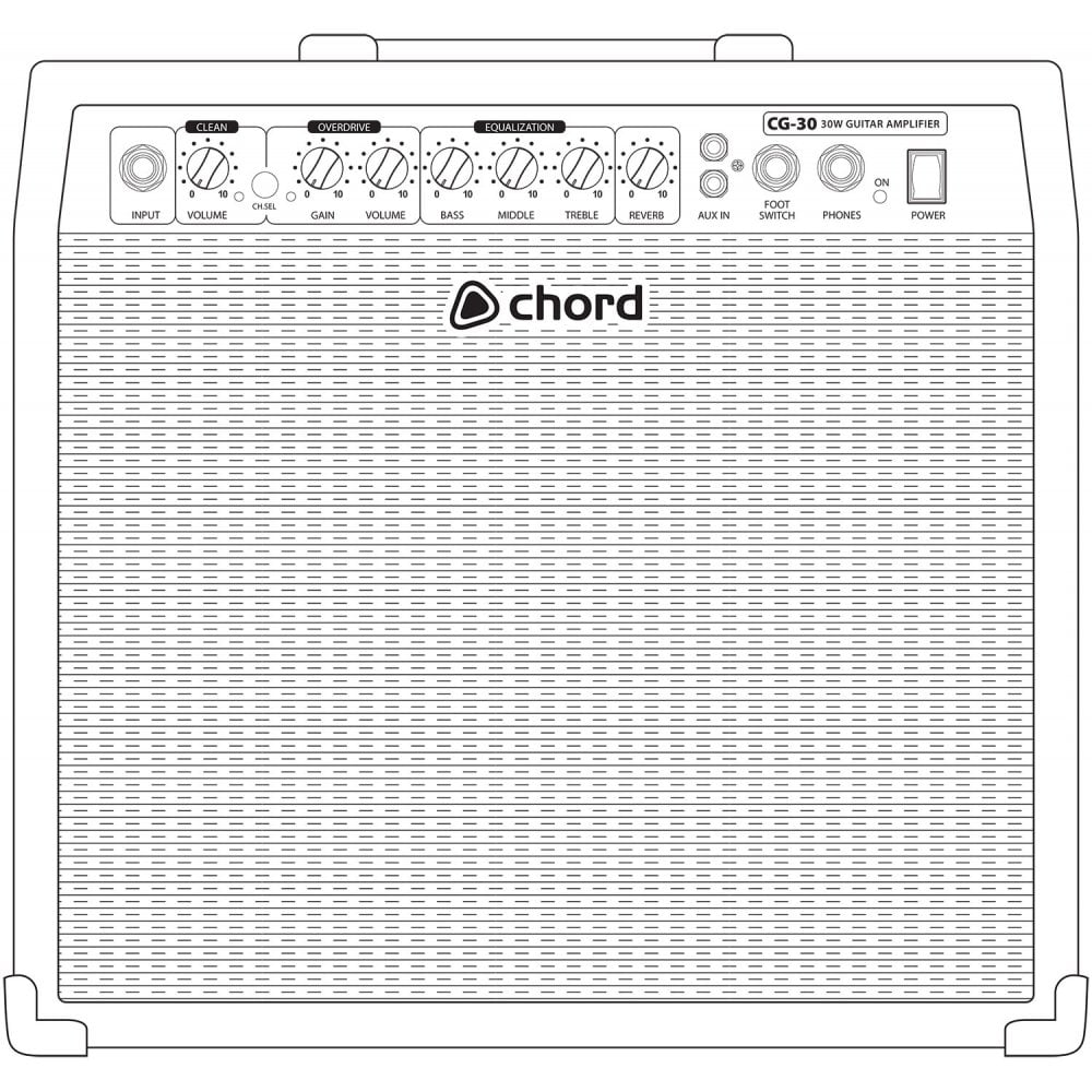 Classically Styled Guitar Amplifier 30Wrms