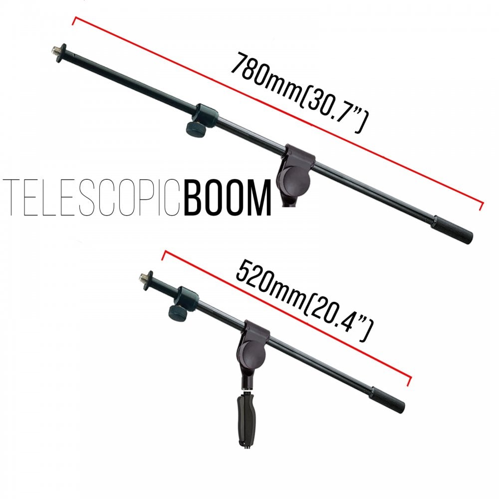 UTX 270 Microphone Stand Quick Realease with Telescopic Boom Arm