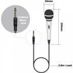 Set Of 5 Colour Microphone Plastic Blue Red Yellow White and Black