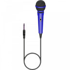 Set Of 5 Colour Microphone Plastic Blue Red Yellow White and Black