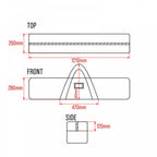 Stand Equipment Bag / Case 1210 x 280 x 250mm