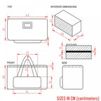 Large Lighting Equipment Padded Case 280 x 280 x 490mm
