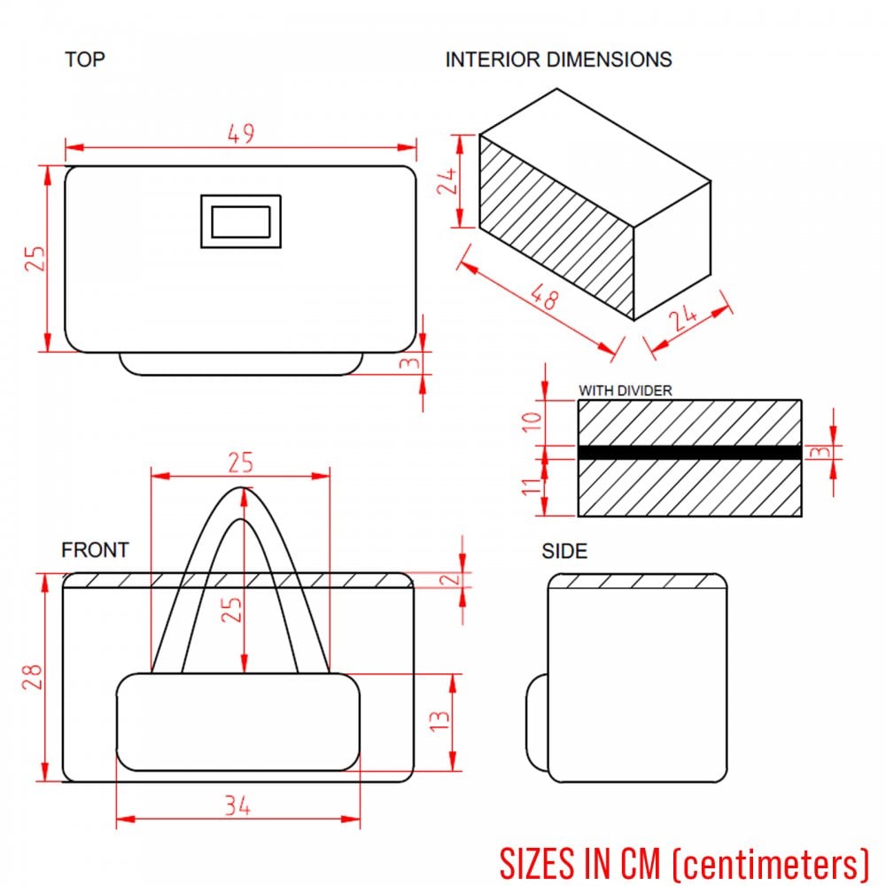 Large Lighting Equipment Padded Case 280 x 280 x 490mm