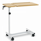 Deluxe Multi Purpose Overbed Wheeled Table Adjustable and Tilt