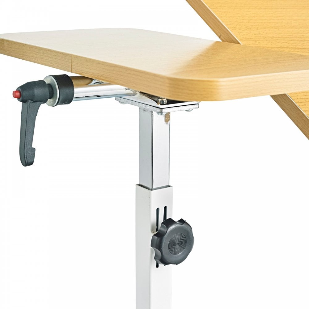Deluxe Multi Purpose Overbed Wheeled Table Adjustable and Tilt