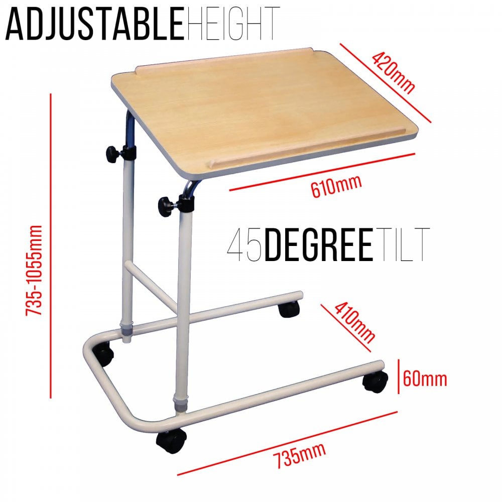 Canterbury Height & Angle Adjustable Multi Table with Castors
