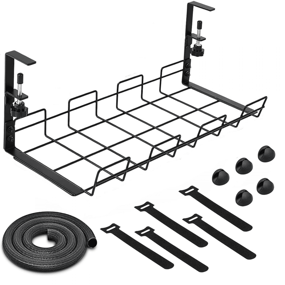 Cable Management Under Desk Table or Booth Tidy