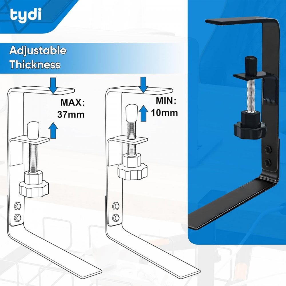 Cable Management Under Desk Table or Booth Tidy