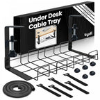 Cable Management Under Desk Table or Booth Tidy