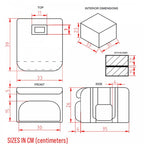Medium Lighting Equipment Padded Case 330 x 330 x 240mm