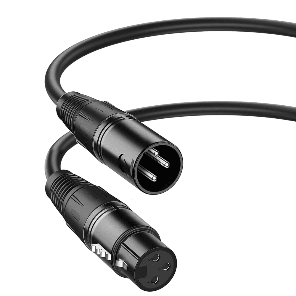 3 Pin XLR Male to Female Pro Quality 120Ω True DMX Cable