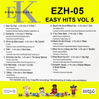 Easy Karaoke Hits Vol 5 CD+G Disc EZH-05 13 Track Disc