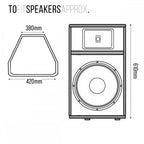 Generic Padded 12" Speaker Transit Bags Case