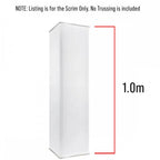 1m White Truss Podium Totem Lycra Scrim