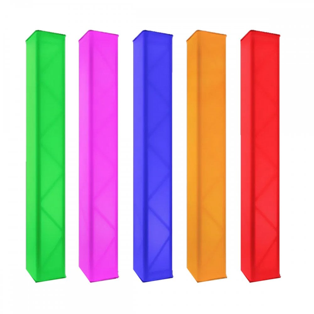 1m White Truss Podium Totem Lycra Scrim