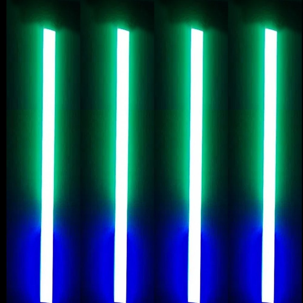 4 Pack of White SpectraPix Batten 1m LED Bar Inc Stands and Bag
